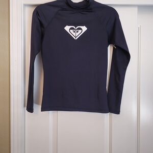 Roxy Navy Long Sleeve Top